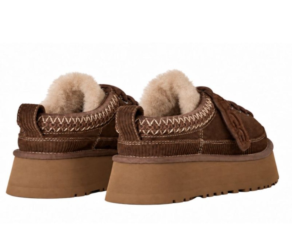 Купить UGG Heritage Lace-Up Slipper Burnt Cedar