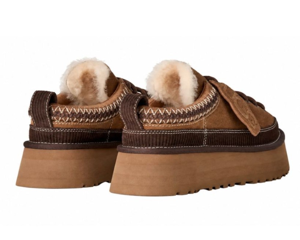 Купить UGG Heritage Lace-Up Slipper Chestnut