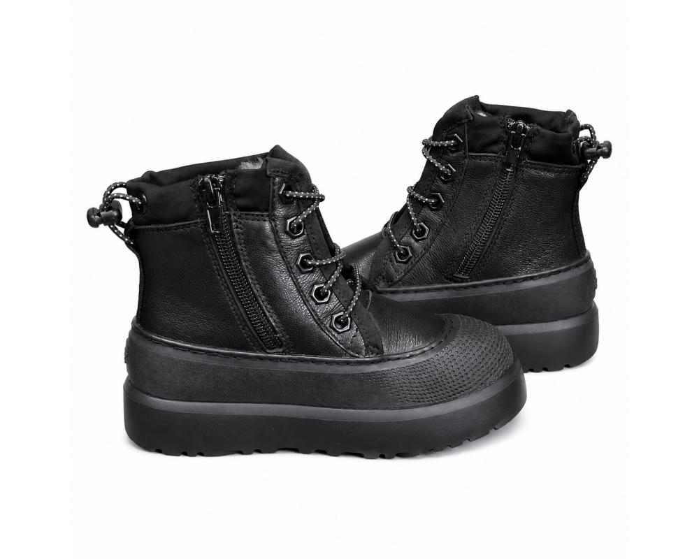 Купить UGG Kids Neumel Hybrid Leather Black