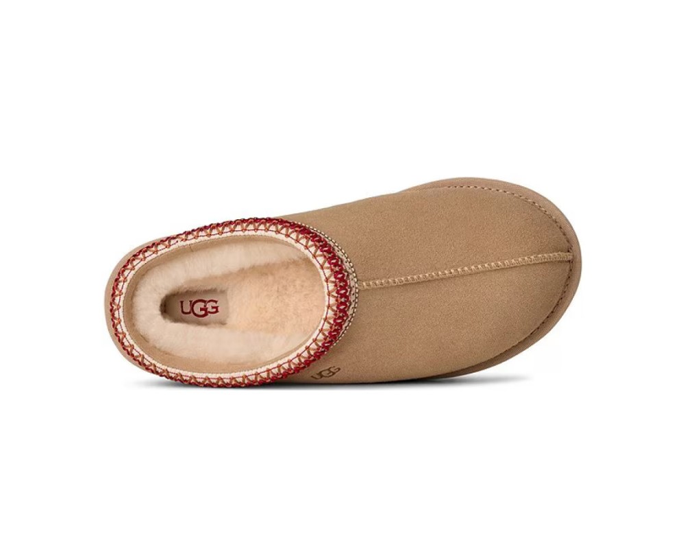 Купить UGG Tasman Slippers Sand Dark Cherry