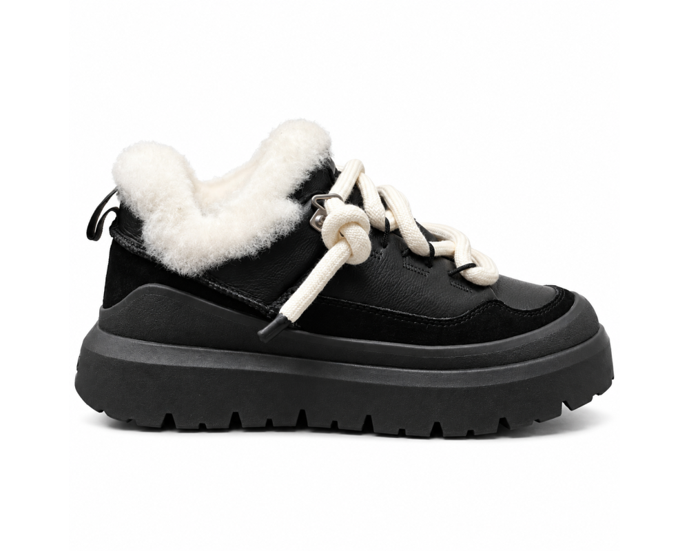 Купить UGG Heritage Utility Sneaker Leather Black