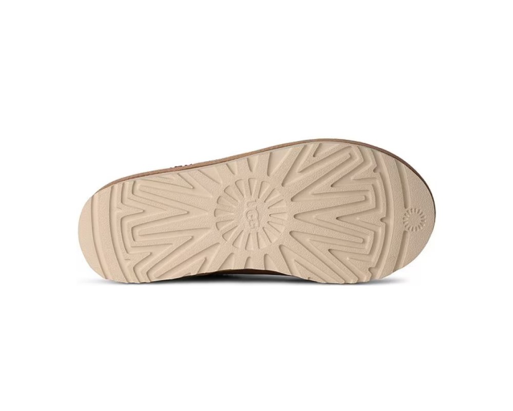 Купить UGG Tasman Slippers Sand Dark Cherry