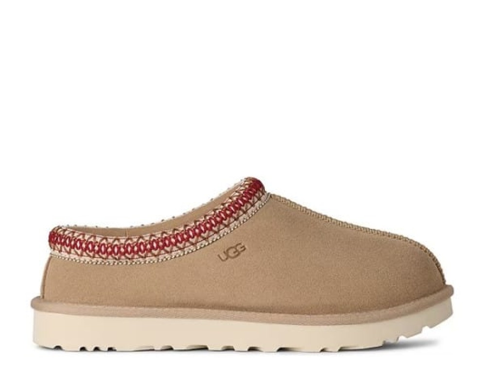 Купить UGG Tasman Slippers Sand Dark Cherry