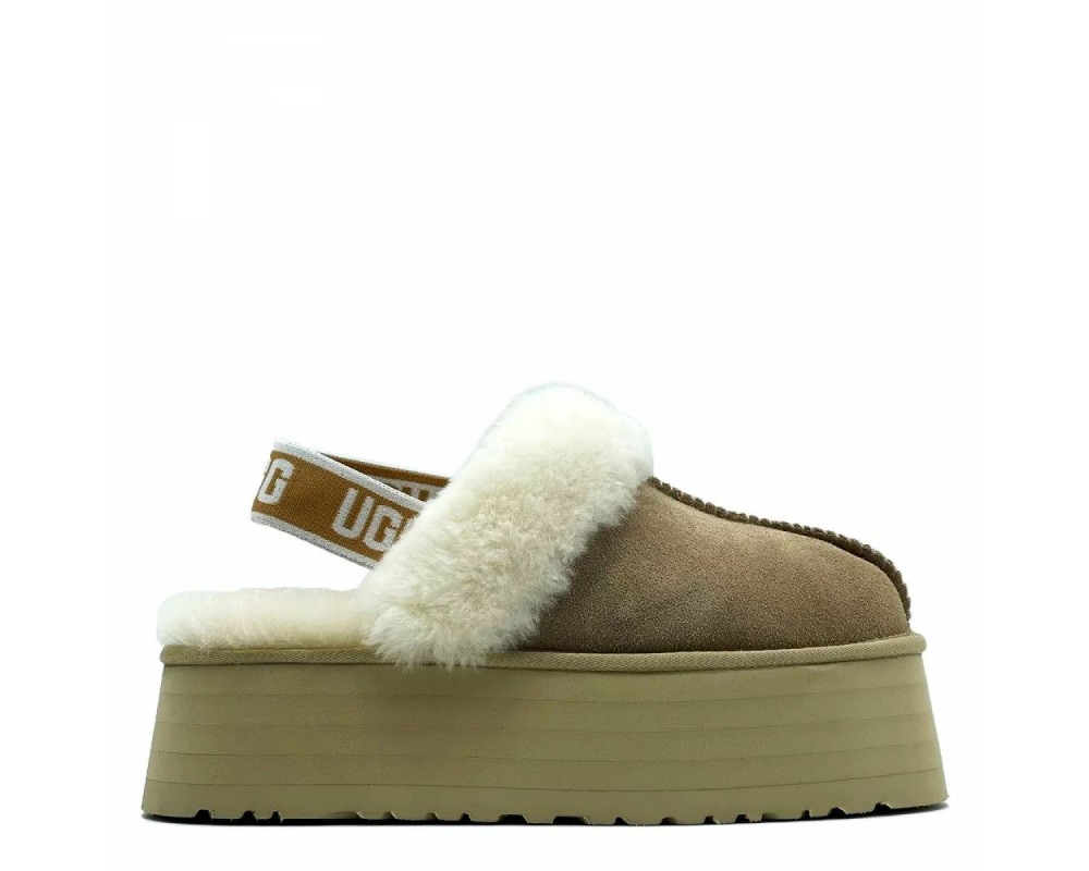 Купить UGG Funkette Suede Platform Sand
