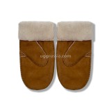 Купить UGG Варежки Замшевые Женские Коричневые