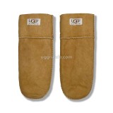Купить UGG Варежки Кожаные Женские Коричневые