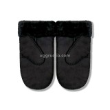 Купить UGG Варежки Замшевые Женские Черные