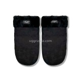 Купить UGG Варежки Замшевые Женские Черные