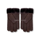 Купить UGG Перчатки Замшевые Женские Коричневые