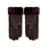 Купить UGG Перчатки Замшевые Женские Коричневые