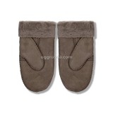 Купить UGG Варежки Кожаные Женские Серые
