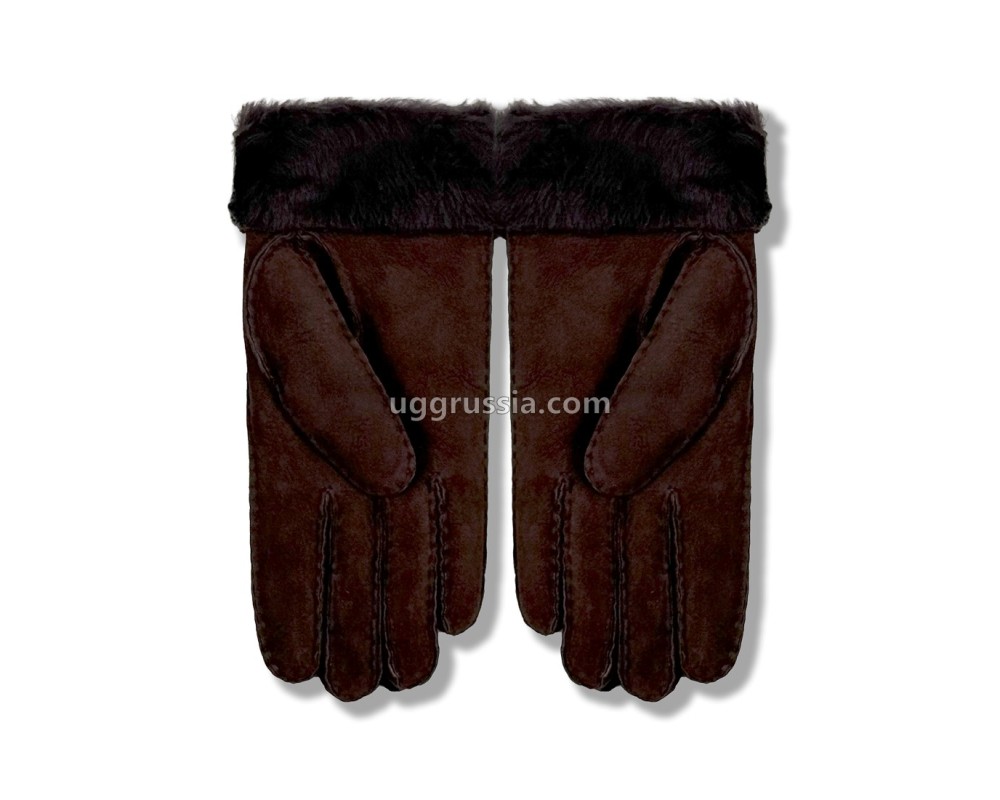 Купить UGG Перчатки Замшевые Женские Коричнеые