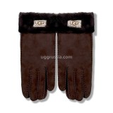 Купить UGG Перчатки Замшевые Женские Коричнеые