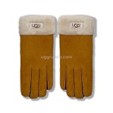 Купить UGG Перчатки Замшевые Женские Коричневые