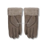 Купить UGG Перчатки Замшевые Женские Серые