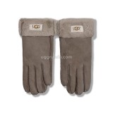 Купить UGG Перчатки Замшевые Женские Серые