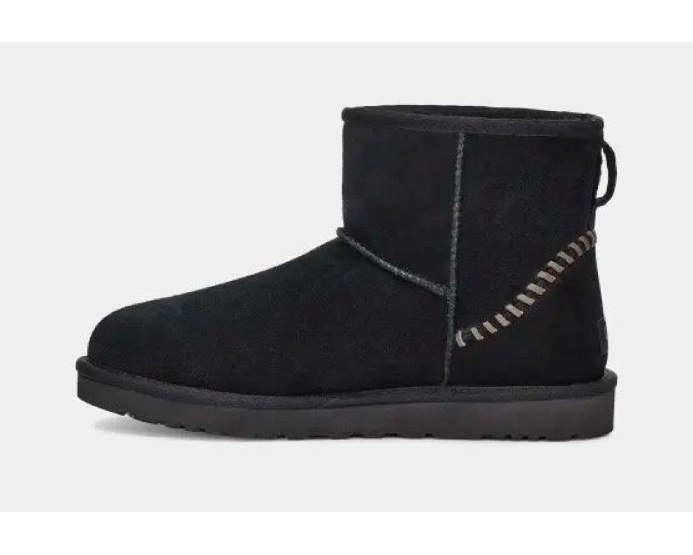 Купить UGG Mens Classic Mini Deco Suede Boot Black