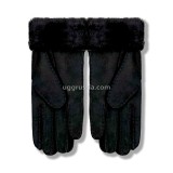 Купить UGG Перчатки Замшевые Мужские Черные