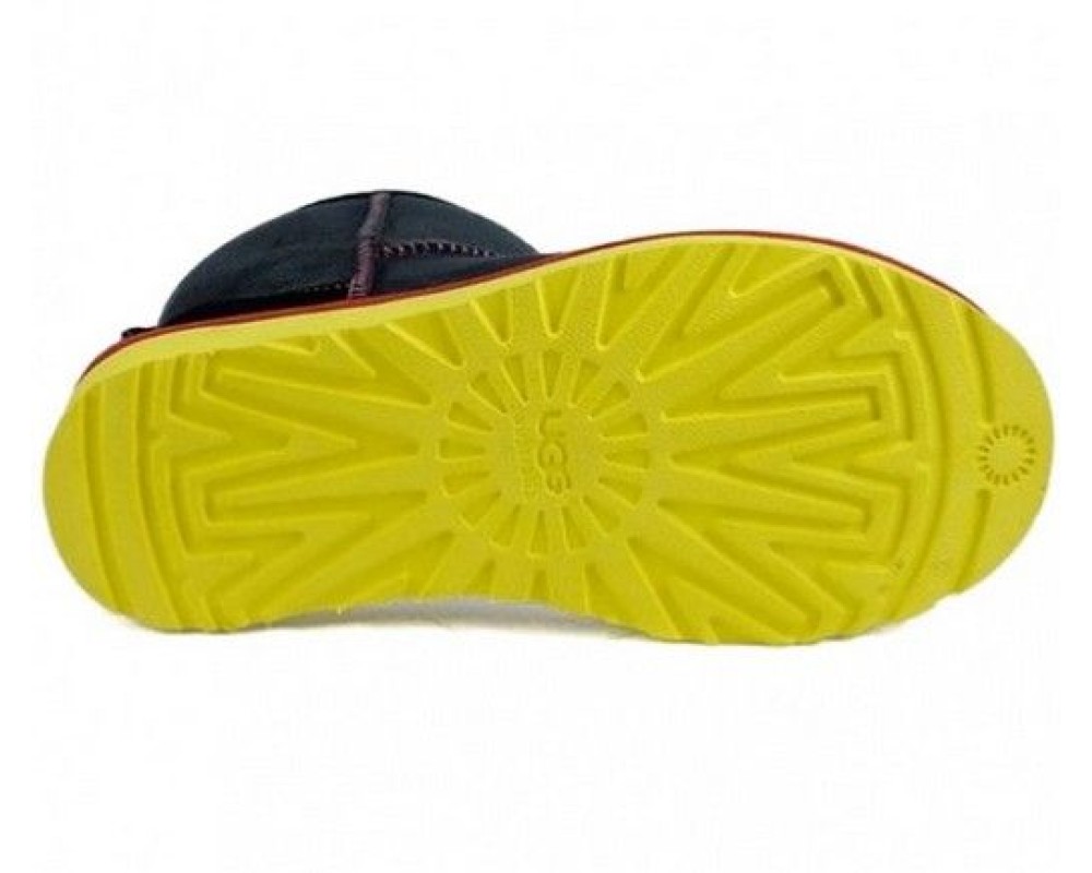 Купить UGG Classic Mini II Black-Yellow