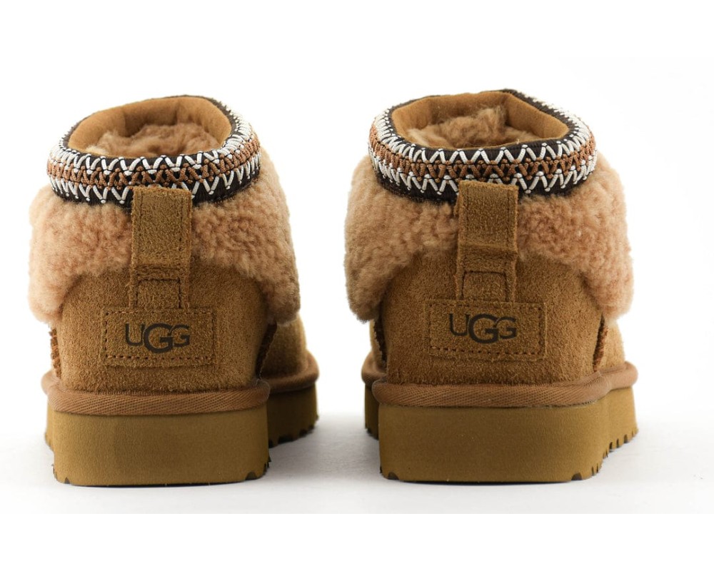 Купить UGG Ultra Mini Lack Maxi Curly Boot Chestnut