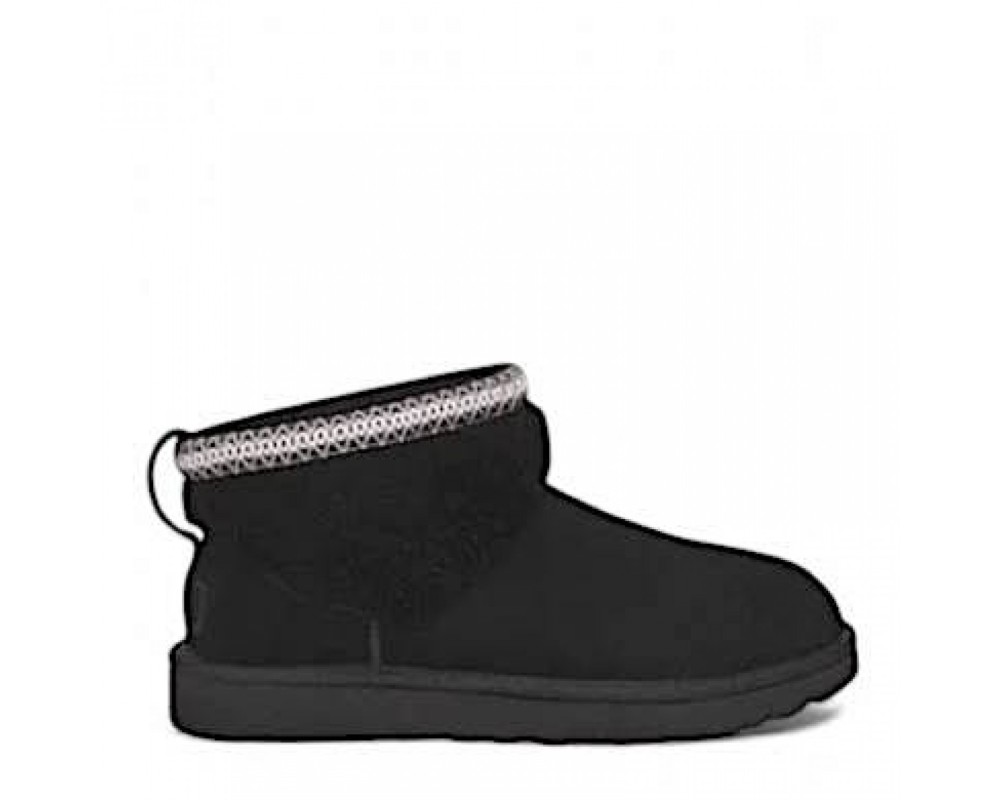 Купить UGG Ultra Mini Lack Maxi Curly Boot Black