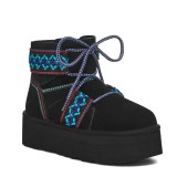 Купить UGG Classic Mini II Braid Platform Black