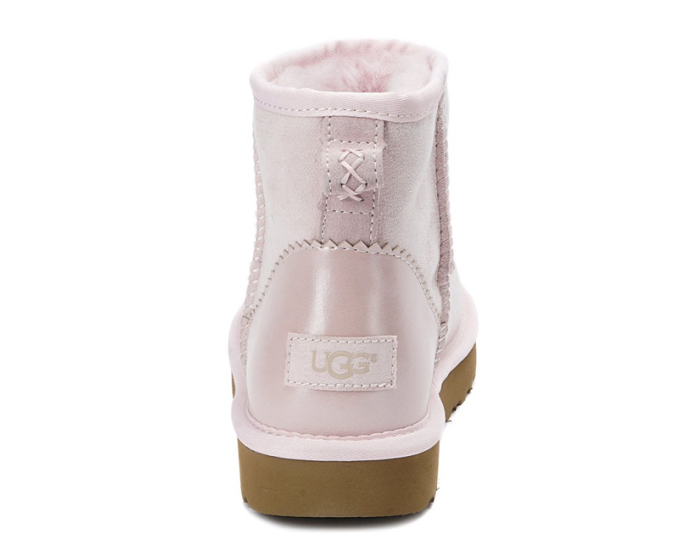 Купить UGG Classic Mini II Metallic Pink