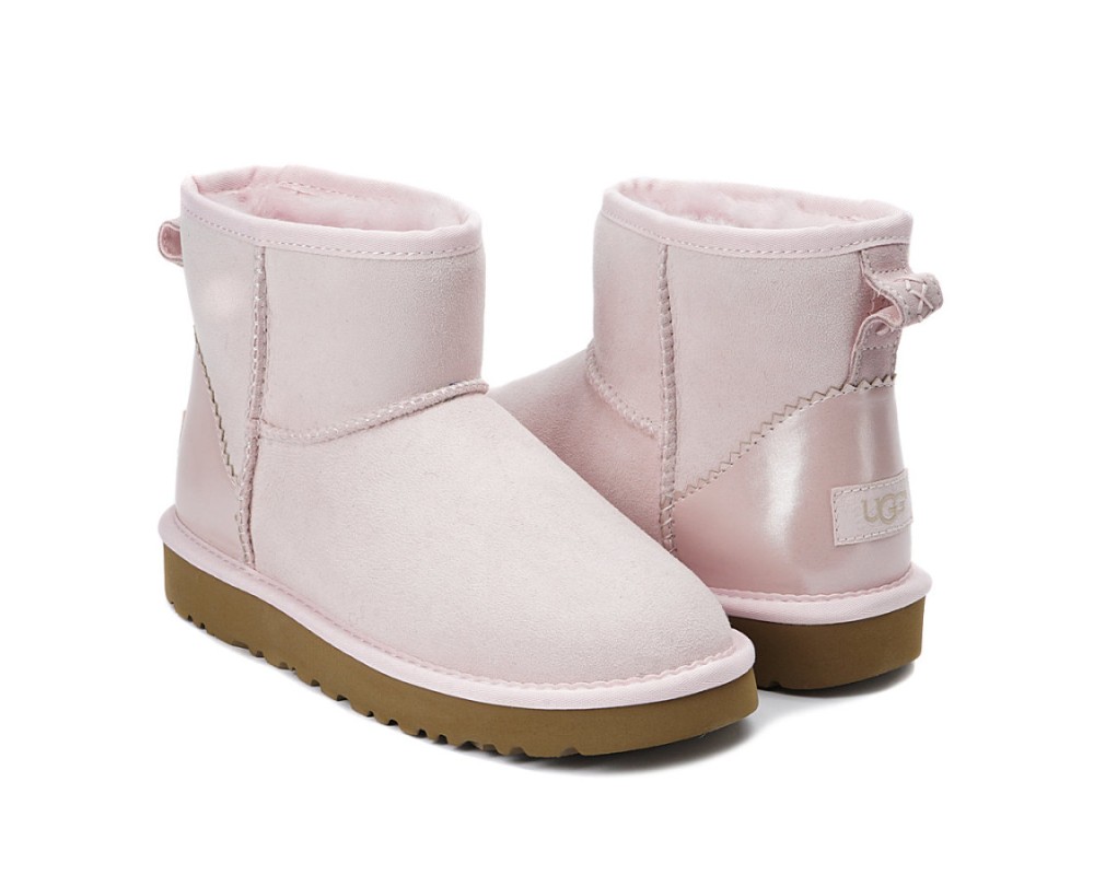 Купить UGG Classic Mini II Metallic Pink