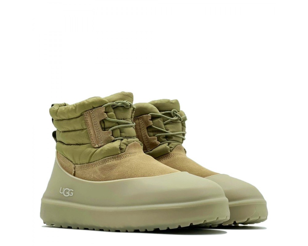 Купить UGG Classic Mini Lace-up Sand/Olive