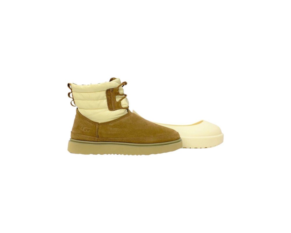 Купить UGG Classic Mini Lace-Up Chestnut Whitecap