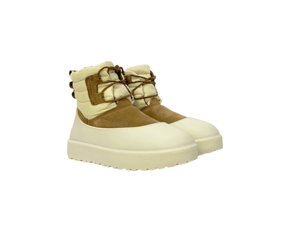 Купить UGG Classic Mini Lace-Up Chestnut Whitecap