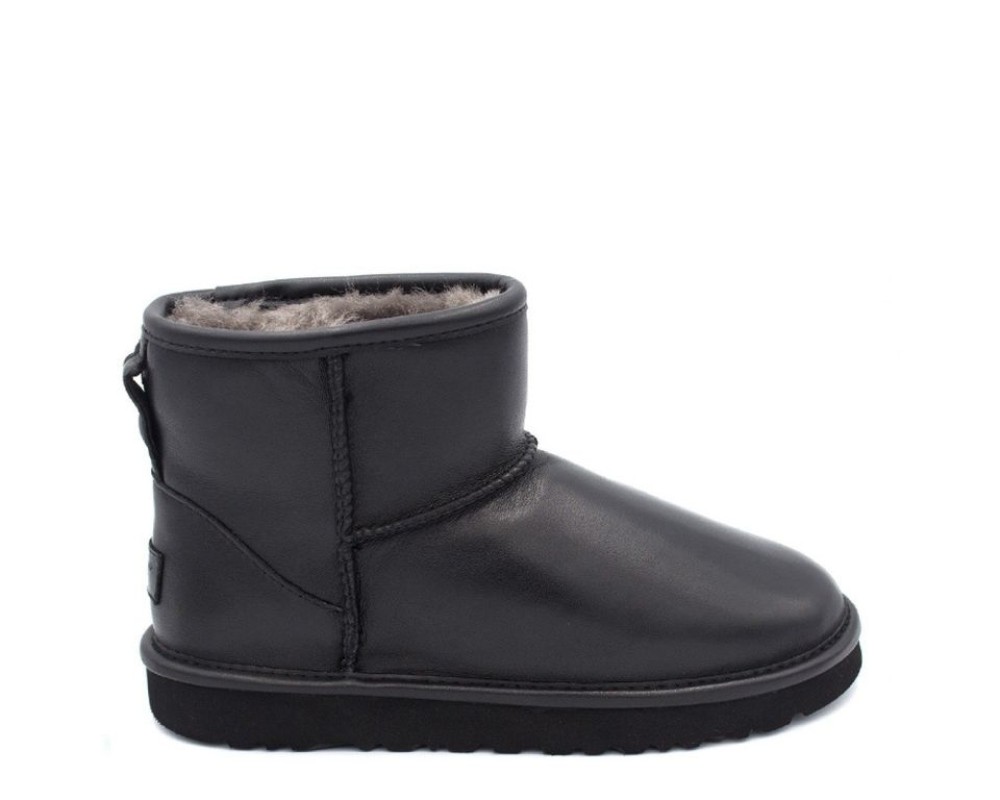 Купить UGG Classic Mini Leather Black