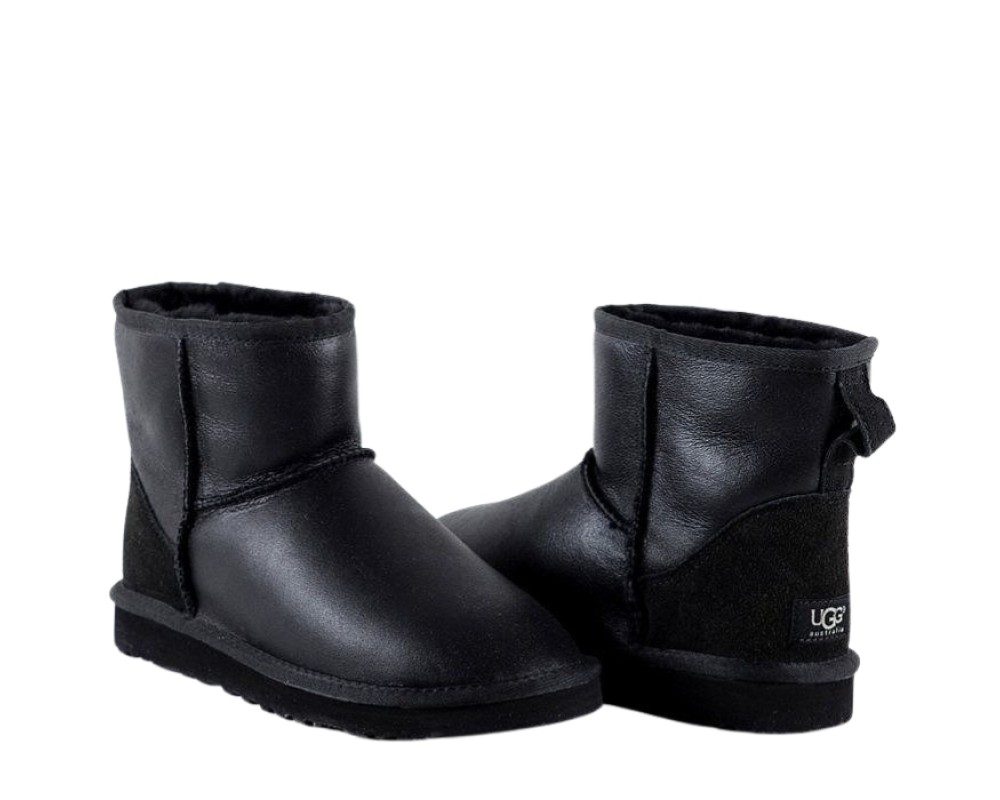 Купить UGG Classic Mini Metallic Black