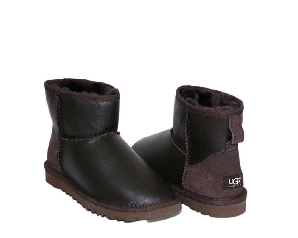 Купить UGG Classic Mini Metallic Chocolate