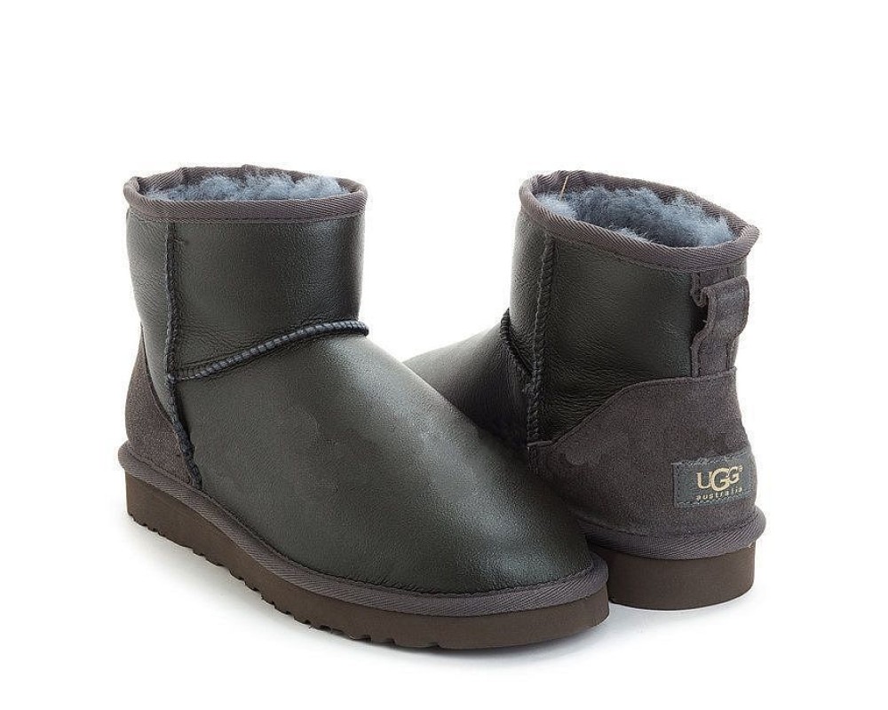 Купить UGG Classic Mini Metallic Grey