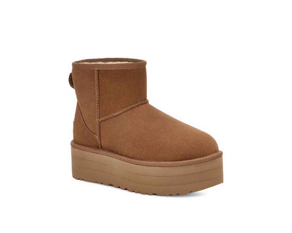 Купить UGG Classic Mini Platform Chestnut
