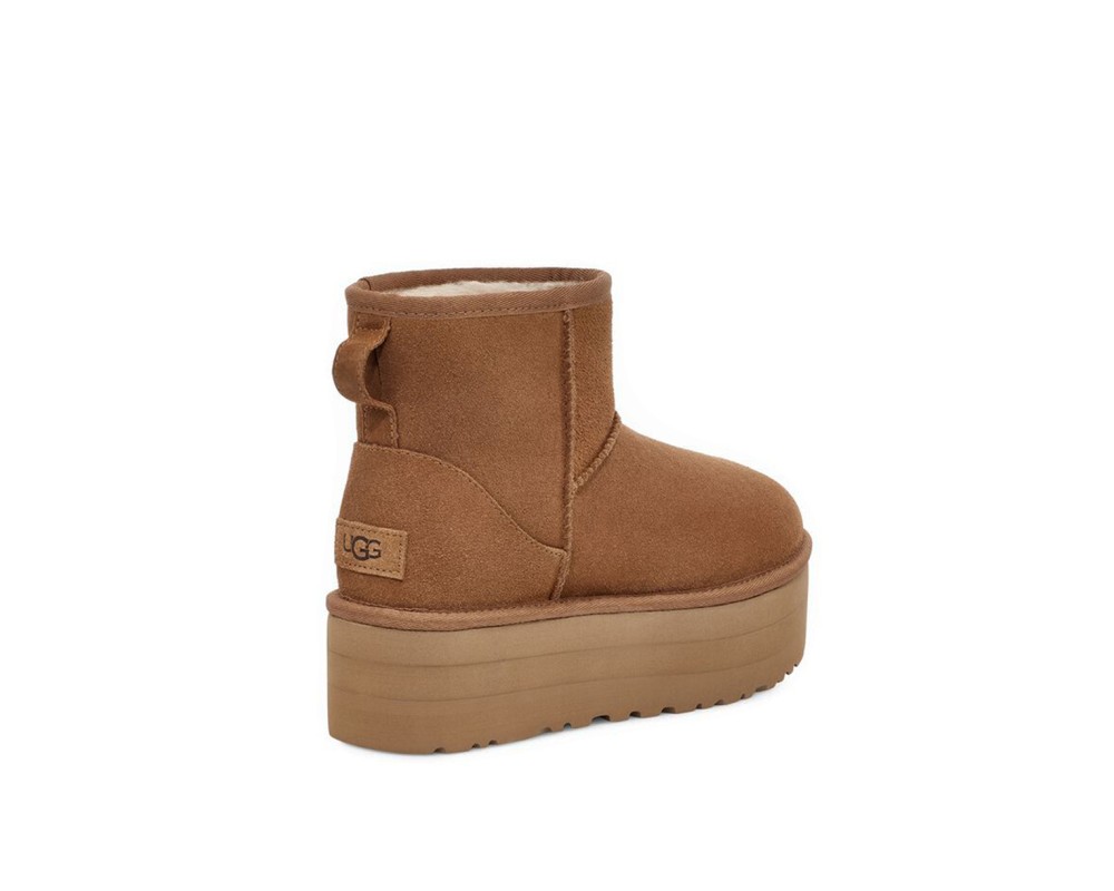 Купить UGG Classic Mini Platform Chestnut