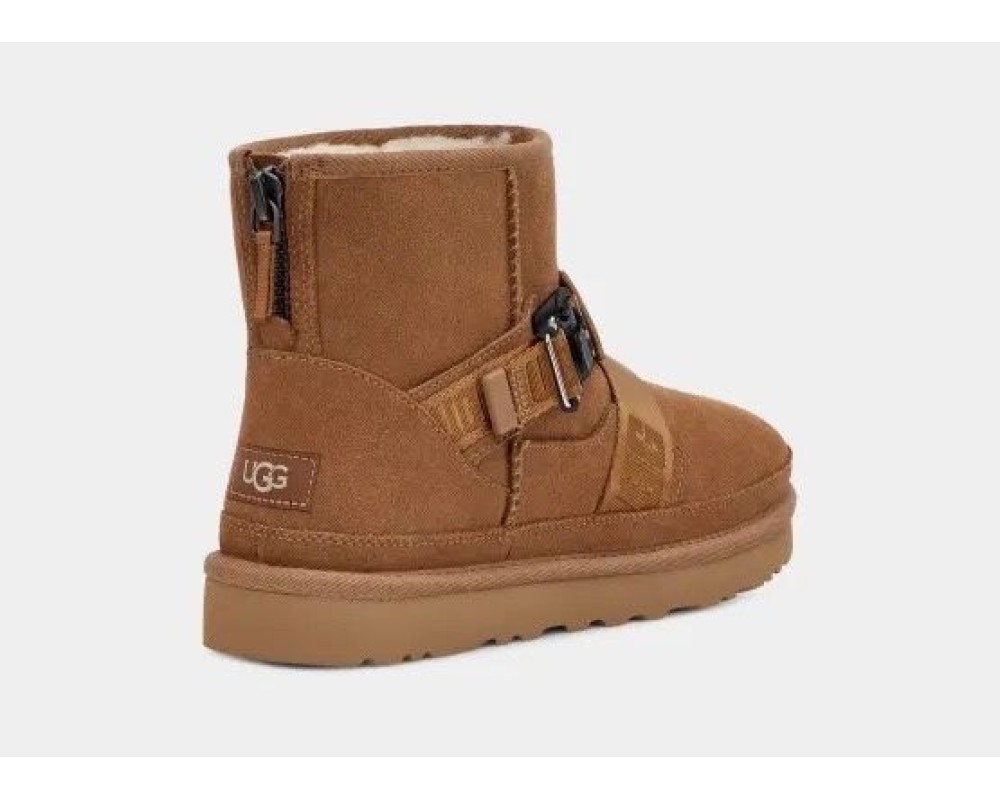 Купить UGG Mens Classic Mini Quickclick Boot Chestnut