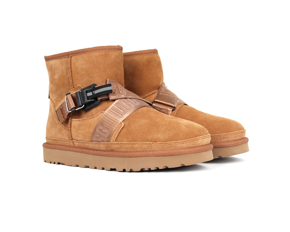 Купить UGG Mens Classic Mini Quickclick Boot Chestnut