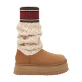 Купить UGG Classic Sweater Letter Chestnut