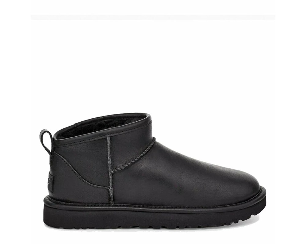 Купить UGG Classic Ultra Mini Leather Black