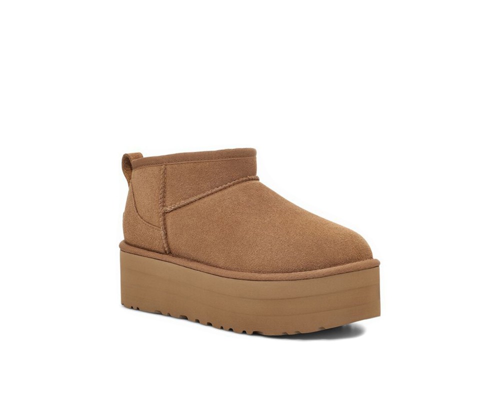 Купить UGG Classic Ultra Mini Platform Chestnut