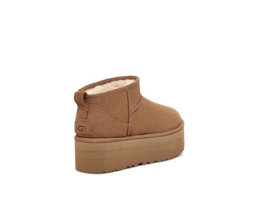 Купить UGG Classic Ultra Mini Platform Chestnut