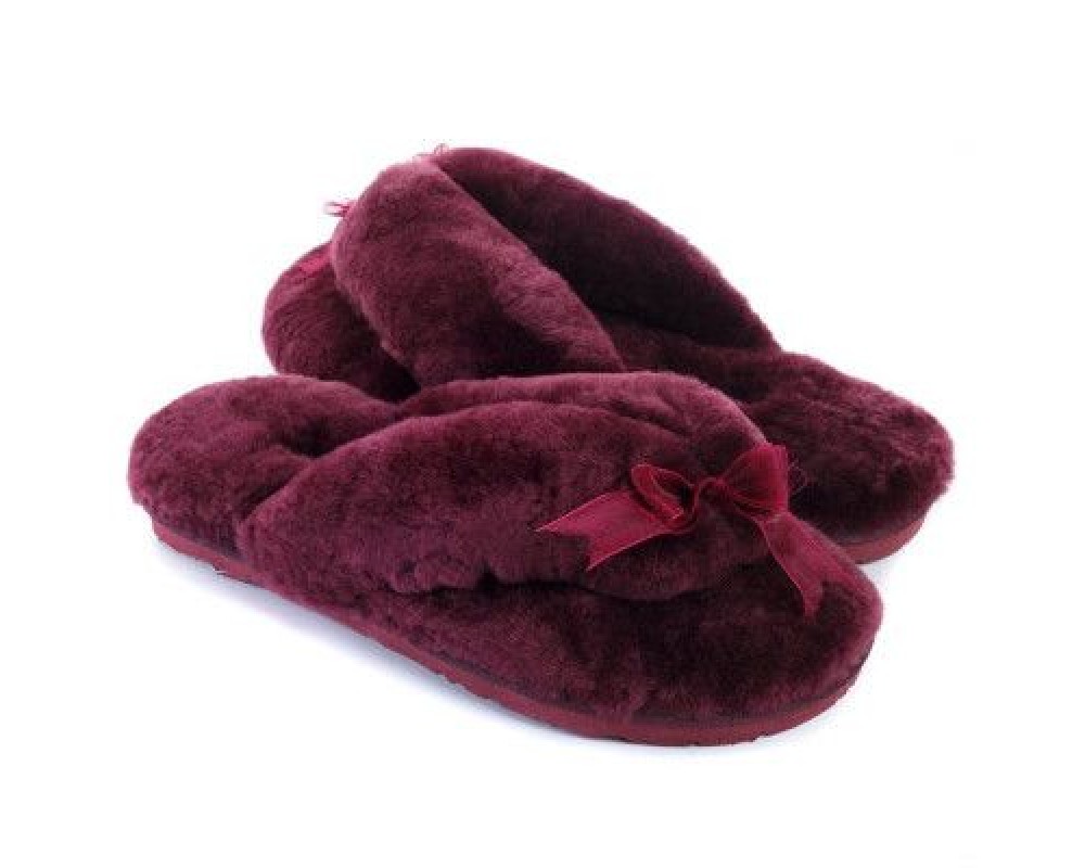 Купить UGG Fluff Flip Flop II Dark Purple