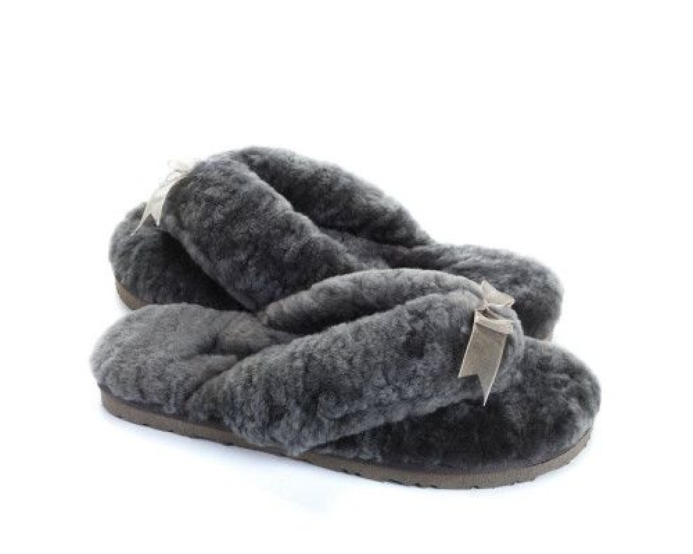 Купить UGG Fluff Flip Flop II Grey