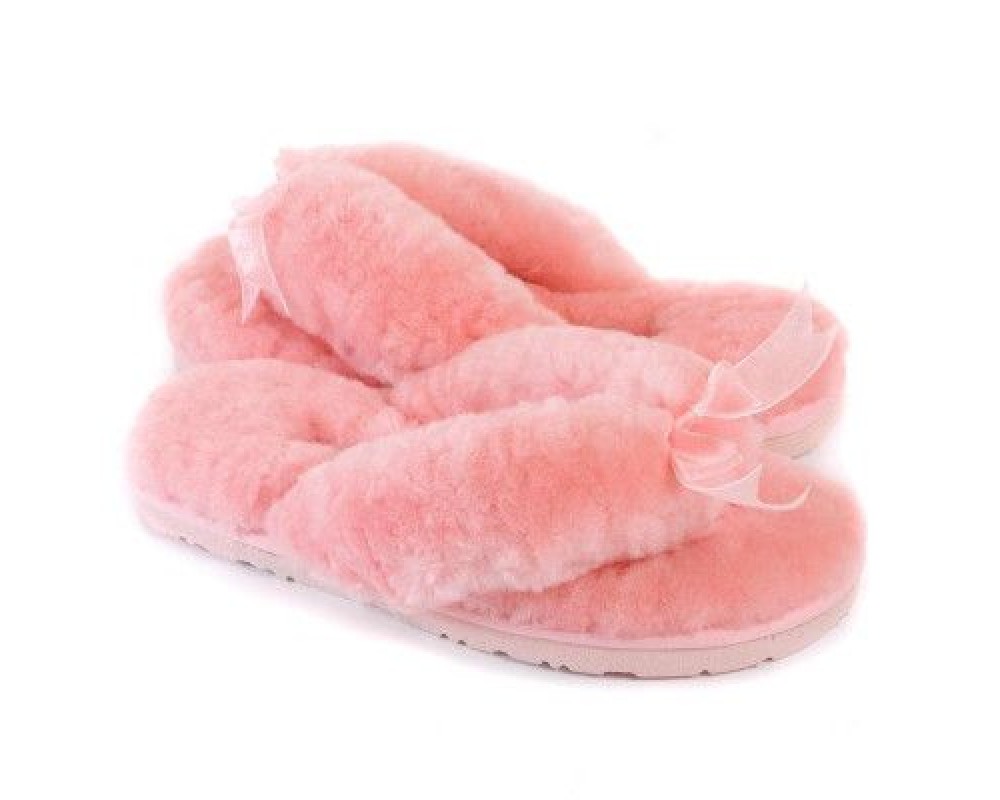 Купить UGG Fluff Flip Flop II Pink