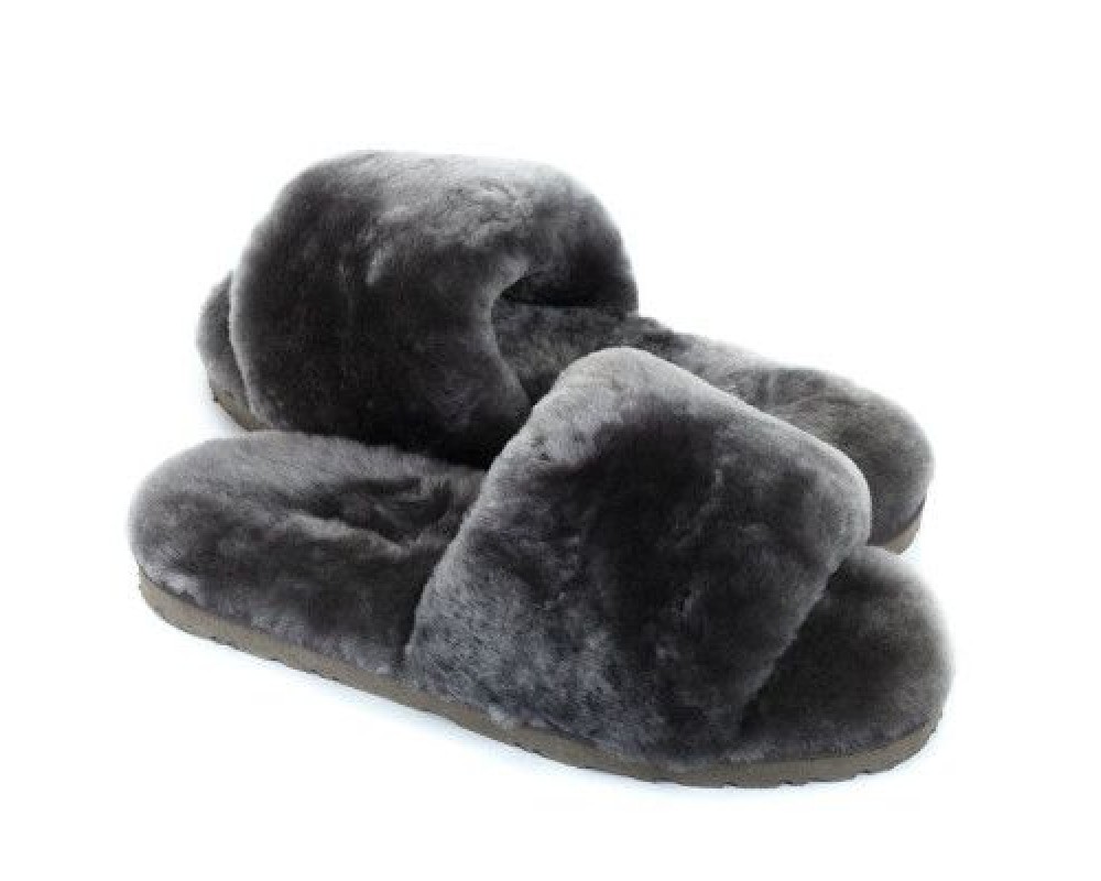 Купить UGG Fluff Slide Slippers Grey