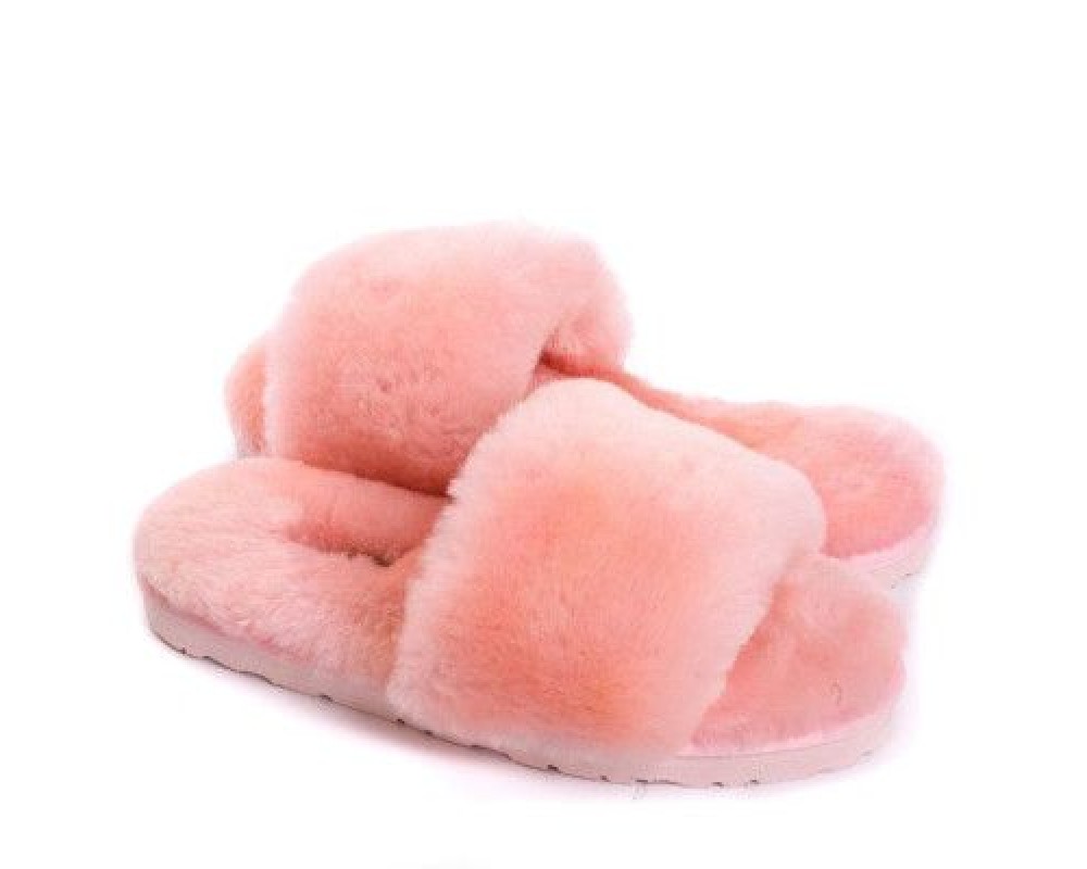 Купить UGG Fluff Slide Slippers Pink