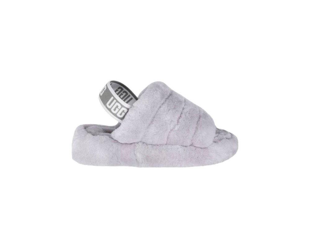 Купить UGG Fluff Yeah Slide Grey-Violet