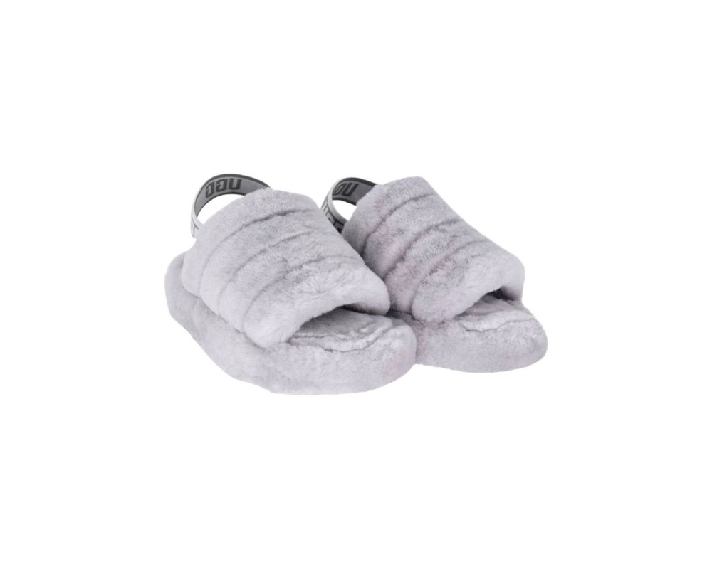 Купить UGG Fluff Yeah Slide Grey-Violet